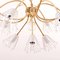 Large Austrian Chandelier in Brass and Crystals by Emil Stejnar for Rupert Nikoll, 1950s 8