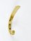 Modern Austrian Brass Wall Coat Hook from Hertha Baller, 1950s 4