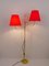 Mid-Century Brass Floor Lamp with 2 Arms attributed to Josef Frank, Austria, 1950s 3