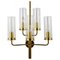 Hans-Agne Jakobsson Sonata Midcentury 5-Armed Sconce Wall Light, Markaryd, 1960 from Hans-Agne Jakobsson Ab Markaryd 1