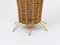 Mid-Century French Rope, Bamboo & Brass Umbrella Stand in Audoux-Minet Riviera Style, 1950s, Image 5