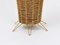 Portaombrelli Mid-Century in corda, bambù e ottone in stile Audoux-Minet Riviera, anni '50, Immagine 5
