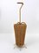 Mid-Century French Rope, Bamboo & Brass Umbrella Stand in Audoux-Minet Riviera Style, 1950s 2