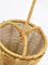 Mid-Century French Rope, Bamboo & Brass Umbrella Stand in Audoux-Minet Riviera Style, 1950s, Image 6