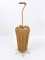 Mid-Century French Rope, Bamboo & Brass Umbrella Stand in Audoux-Minet Riviera Style, 1950s, Image 4