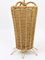 Portaombrelli Mid-Century in corda, bambù e ottone in stile Audoux-Minet Riviera, anni '50, Immagine 7