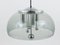 Mid-Century Space Age Globe Pendant Lamp with Chromed Spheres, Germany, 1970s, Image 6