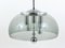 Mid-Century Space Age Globe Pendant Lamp with Chromed Spheres, Germany, 1970s, Image 4