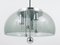 Mid-Century Space Age Globe Pendant Lamp with Chromed Spheres, Germany, 1970s 15