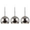 Chromed Globe Pendant Lamp, Germany, 1970s, Image 1