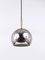 Chromed Globe Pendant Lamp, Germany, 1970s, Image 7