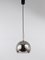 Chromed Globe Pendant Lamp, Germany, 1970s, Image 2