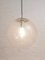 Large Bubble Glass and Chrome Globe Pendant Lamp from Peill & Putzler, Germany, 1970s 19