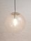 Large Bubble Glass and Chrome Globe Pendant Lamp from Peill & Putzler, Germany, 1970s, Image 19