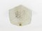 Cubic Textured Glass Brass Flush Mount attributed to J. T. Kalmar for Kalmar, Austria, 1950s, Image 5