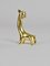 Mid-Century Baby Giraffe Figurine in Brass by Walter Bosse for Hertha Baller, Austria, 1950s 8