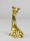 Mid-Century Baby Giraffe Figurine in Brass by Walter Bosse for Hertha Baller, Austria, 1950s, Image 2