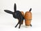 Donkey Salt and Pepper Shakers with Holder by Walter Bosse for Hertha Baller, Austria, 1950s, Set of 3 4