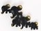 Brass Elephant Key Hanger attributed to Walter Bosse for Hertha Baller, Austria, 1950s 3