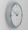 Mid-Century Grey Round Wall Clock attributed to Max Bill for Junghans, Germany, 1950s 7