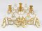 Brass and Crystals Candleholder in the Style of Gaetano Sciolari for Palwa, 1970s, Image 2
