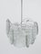 Mid-Century Blatt Ice Glass Disc Chandelier from Kalmar, Austria, 1960s 9