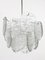 Mid-Century Blatt Ice Glass Disc Chandelier from Kalmar, Austria, 1960s 6