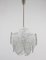 Mid-Century Blatt Ice Glass Disc Chandelier from Kalmar, Austria, 1960s 2
