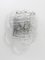 Modernist Blatt Ice Glass Disc Sconce attributed to J. T. Kalmar for Kalmar, Austria, 1960s 5