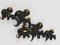Brass Elephant Key Hanger attributed to Walter Bosse for Hertha Baller, Austria, 1950s 8