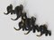 Brass Elephant Key Hanger attributed to Walter Bosse for Hertha Baller, Austria, 1950s 7