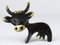 Brass Cow Figurine Pen Holder by Walter Bosse for Hertha Baller, Austria, 1950s 8