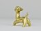 Mid-Century Brass Fawn Figurine by Walter Bosse for Hertha Baller, Austria, 1950s 8