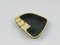 Modernist Asymmetrical Black Brass Ashtray attributed to Walter Bosse for Hertha Baller, 1950s 8