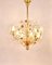 Bunch of Flowers Chandelier in Gilt Brass and Faceted Crystals from Palwa, 1970s, Image 20
