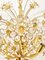Bunch of Flowers Chandelier in Gilt Brass and Faceted Crystals from Palwa, 1970s, Image 11