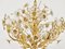 Bunch of Flowers Kronleuchter aus Vergoldetem Messing & facettierten Kristallen von Palwa, 1970er 2