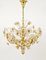 Bunch of Flowers Chandelier in Gilt Brass and Faceted Crystals from Palwa, 1970s 6