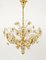 Bunch of Flowers Chandelier in Gilt Brass and Faceted Crystals from Palwa, 1970s, Image 6