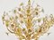 Bunch of Flowers Chandelier in Gilt Brass and Faceted Crystals from Palwa, 1970s, Image 10