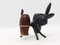 Donkey Salt and Pepper Shakers with Holder by Walter Bosse for Hertha Baller, Austria, 1950s, Set of 3 7