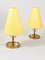 Art Deco Brass Table Lamps with Crystal Glass Balls from Bakalowits, 1930s, Set of 2 9