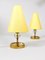 Art Deco Brass Table Lamps with Crystal Glass Balls from Bakalowits, 1930s, Set of 2 13