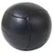 Vintage Black Leather Medicine Ball, Czech Republic, 1930s 1