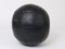 Schwarzer Vintage Medizinball aus Leder, Tschechische Republik, 1930er 5