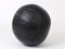 Schwarzer Vintage Medizinball aus Leder, Tschechische Republik, 1930er 3
