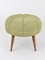 Mid-Century Pouf mit Zickzackmuster, 1950er 14