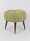 Mid-Century Pouf mit Zickzackmuster, 1950er 8