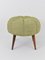 Mid-Century Pouf mit Zickzackmuster, 1950er 4