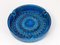 Large Mid-Century Round Rimini Blue Glazed Ashtray attributed to Aldo Londi for Bitossi, 1950s, Image 9